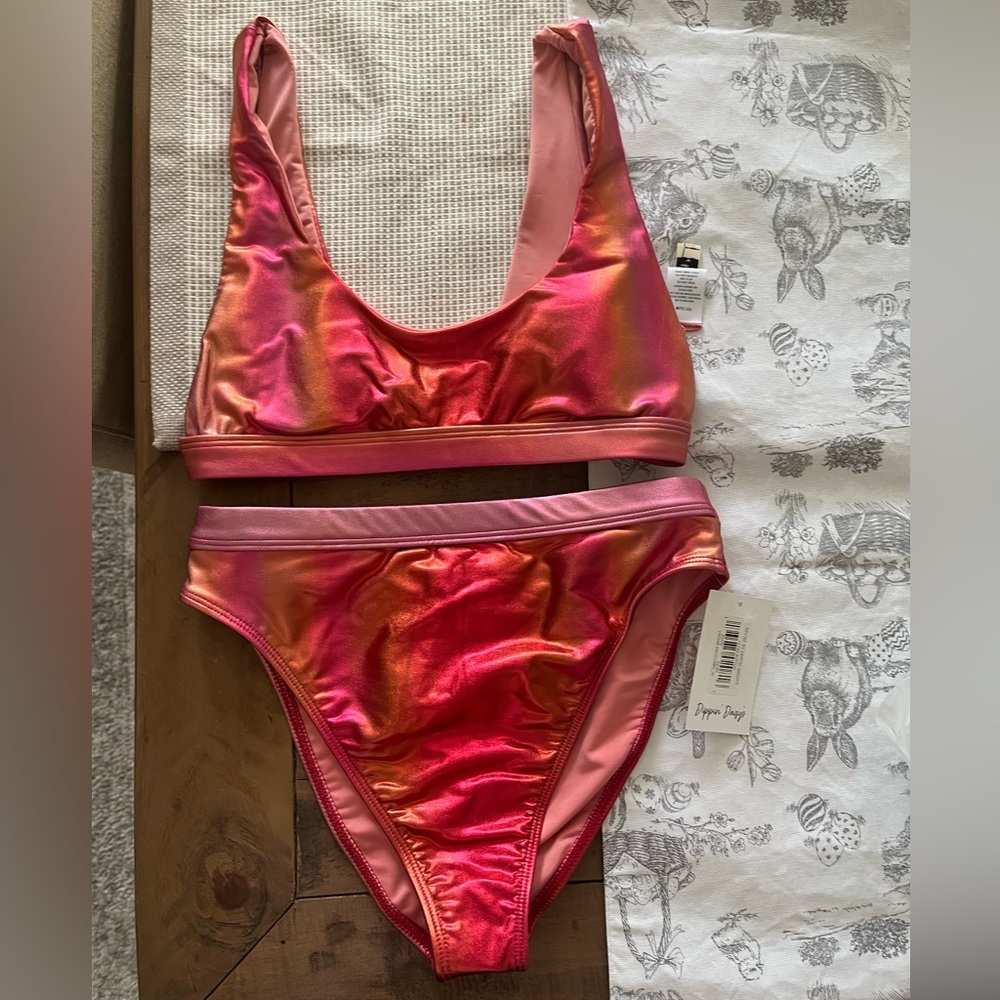 Never worn, NWT, Blushing Brunette bikini size Medium.